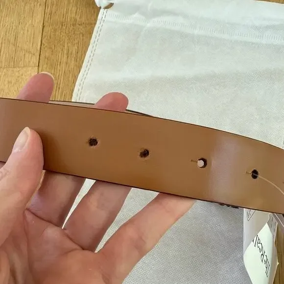 Tod’s Leather Belt Timeless One Size Brown Gold Tod main image 4